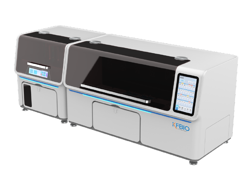 Teñidor y cubreobjetador automático KF-RF-III